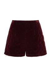 Quilted Mini Shorts